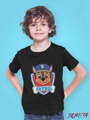 Bumeta Kahraman Patiler Chase Paw Patrol Çocuk Tişört T-Shirt