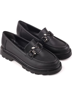 Papuç Sepeti FNCY-819 Günlük Kadın Loafer Ayakkabı