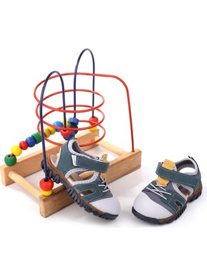 Papuç Sepeti - Arzn 4836 Erkek Bebek Ortopedik Rahat Taban Sandalet