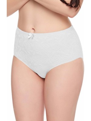 Belinay 0299 Çiçek Dokulu Bayan Külot 4'lü Paket