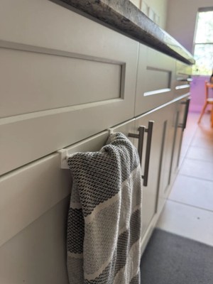 Mutfak Dolap Kapağı Havlu Askılığı Havlu Tutucu Çubuk  2 Adet