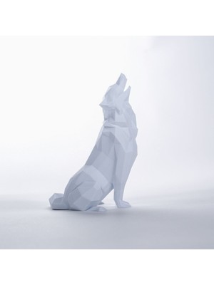 Geometrik Kurt Biblo – 15CM Minimal Heykel