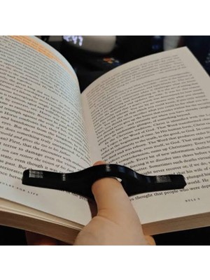 Parmak Delikli Kitap Sayfa Tutucu Okuma Aparatı