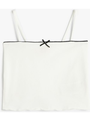 Koton Basic Atlet Ince Askılı Fiyonk Detaylı Dar Kesim