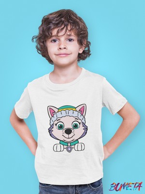 Bumeta Mini Kahraman Everest Paw Patrol Çocuk Tişört T-Shirt