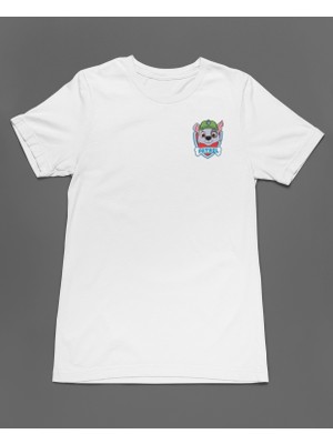 Bumeta Doğa Dostu Kahraman Rocky Paw Patrol Unisex Tişört T-Shirt
