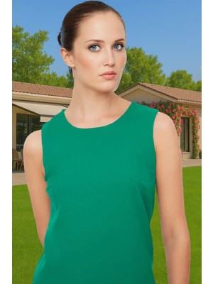 Kadın Mini Boy Polyester Elbise Yazlık Iş Elbisesi Finike Dokuma Trend Tasarım Özenle Seçilmiş