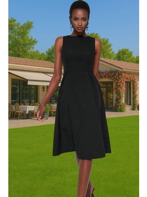 Pileli Midi Boy Elastan Dokuma Elbise Kadın Yazlık Mükemmel Uyum Premium Kalite Kaliteli Işçilik