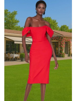 Feminen Leopar Desenli Bodycon Abiye Elbise Polyester Midi Boy Yazlık Günlük Kullanım Için