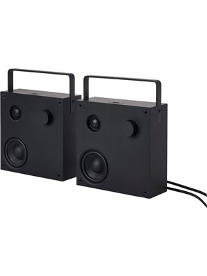 Bluetooth Hoparlör, Siyah, 20x20 cm, 2 Adet