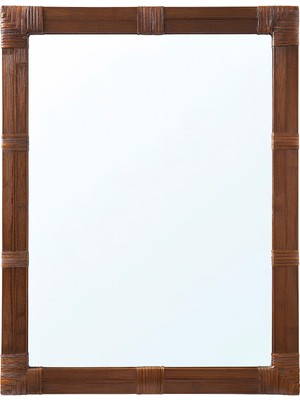 Duvar Aynası, Kahverengi, 47x62 cm