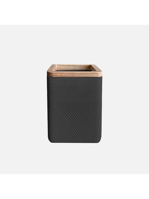 Primanova Madera Diş Fırçalık Siyah