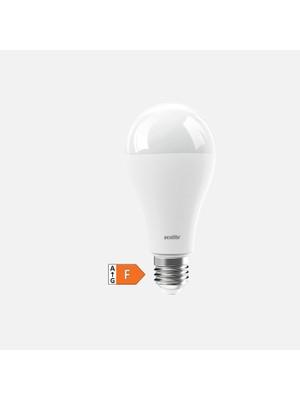 Ecolite 9 W Sarı 3000K Şarjlı E27 LED Ampul