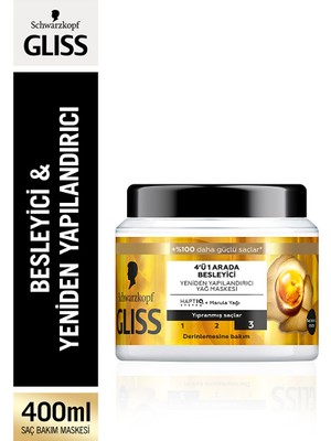 Gliss Oil Nutritive Besleyici Maske 400 ml
