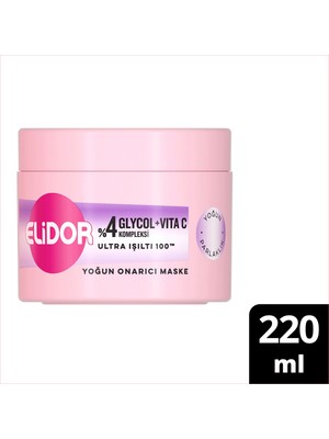 Elidor Ultra Işıltı Yoğun Onarıcı Saç Maskesi 220 ml