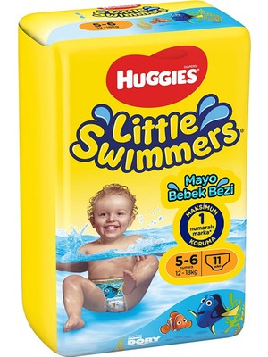 Huggies Little Swimmers Mayo Bebek Bezi 5-6 Numara 12-18 kg 11'li