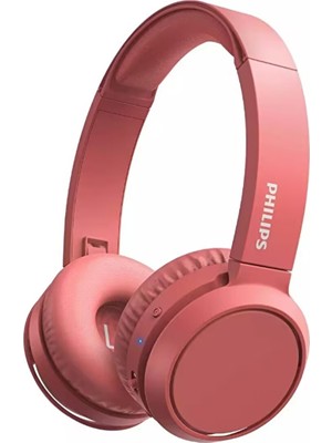 Philips TAH4205RD Kablosuz Bluetoothlu Kulak Üstü Kulaklık Özellikli Kırmızı Renkli Tasarım