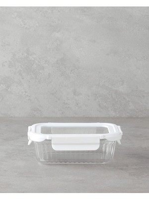 Maris Borosilikat Saklama Kabı 600 ml Beyaz