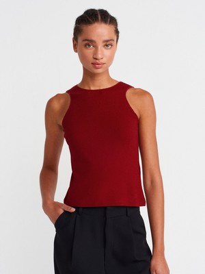 21129 Kolsuz Top-Açık Bordo