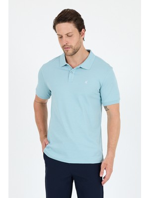 %95 Pamuk %5 Elastan Slim Fit Kısa Kollu Rahat Kumaş Nefes Alabilir Erkek Polo Yaka T-Shirt 0002