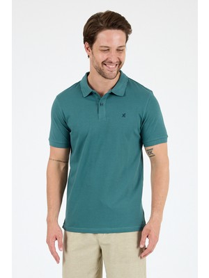 %95 Pamuk %5 Elastan Slim Fit Kısa Kollu Rahat Kumaş Nefes Alabilir Erkek Polo Yaka T-Shirt 0002