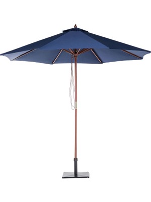 Toscana 270 cm Sekizgen Bahçe Şemsiyesi, Upf 50+, Kayın Ahşap Gövde