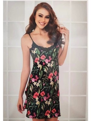  Pierre Cardin 865 Kısa Saten Gecelik