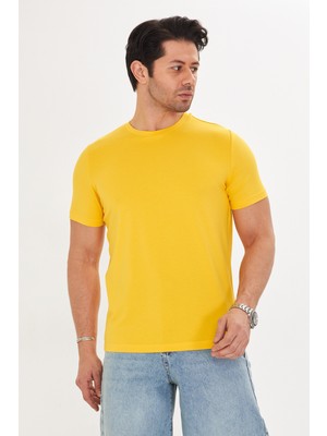 Di Giyim Erkek T-Shirt Supima Cotton Elastan