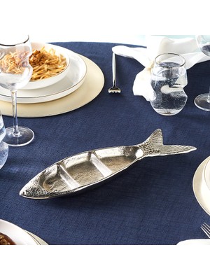 Karaca Marin Fish 3'lü Çerezlik 10 x 36,25 cm