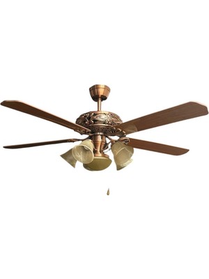 ASNORM Antik Lüx Avize Tavan Vantilatörü