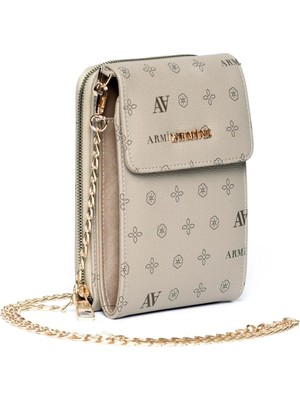 Bayan El ve Ömuz Noktalı Çanta - 266 Vizon