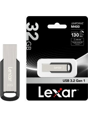 Lexar 50'li Paket M400 Metal 32GB USB 150MB/S 3.2 Gen1 Flash Bellek