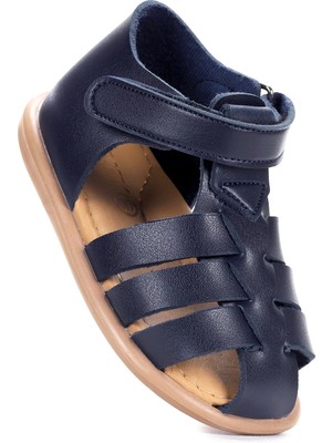 Kiko Kids Lonpe Ilk Adım Cırtlı Erkek Bebek Sandalet