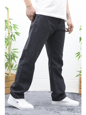 Erkek Baggy Bol Kesim Kot Pantolon