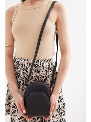 Çok Gözlü Kadın Omuz Çantası El Çantası 384 - Siyah