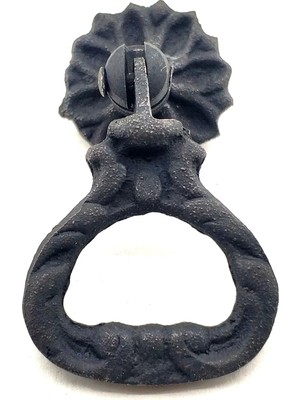 Antika Tarz Dekoratif Pirinç Kalp Sarkaç Mobilya Kulbu - 25 Mm, Oksit