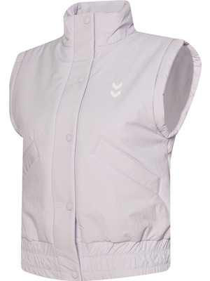 Hummel Care Kadın Mor Dik Yaka Yelek