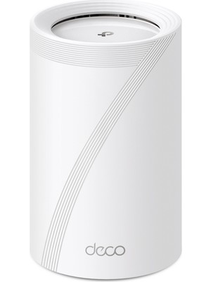 TP-Link Deco BE65 (1-Pack) | Wi-Fi 7 Mesh Sistemi | BE9300 Mbps | Fiber Uyumlu | Üç Bant | AI-Roaming | 2.5 Gbps Port | 6 GHz | 200 Cihaz | WPA3 | VPN | Mobil Uygulama ile Kolay Kurulum