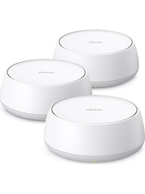 TP-Link Deco BE25 (3-Pack) | Wi-Fi 7 Mesh Sistemi | BE3600 Mbps | Fiber Uyumlu | Çift Bant | AI-Roaming | 2.5 Gbps Port | 200 Cihaz | WPA3 | VPN | Mobil Uygulama ile Kolay Kurulum