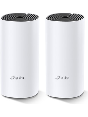 TP-Link Deco M4 (2-Pack) | Wi-Fi 5 Mesh Sistemi | AC1200 Mbps Hız | Fiber Uyumlu | Çift Bant | Gigabit Port | 100 Cihaz | 260 m² Kapsama Alanı | WPA3 | Mobil Uygulama ile Kolay Kurulum