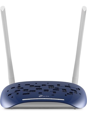 TP-Link TD-W9960 | WiFi 4 VDSL/ADSL Modem Router | 2 Harici Anten | 300 Mbps | 4 Ethernet Portu | Kolay Kurulum | Dual Band Desteği | Tüm ISS’lerle Uyumludur