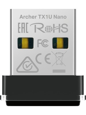 TP-Link Archer TX1U Nano | Wi-Fi 6 USB Adaptör | AX300 Mbps | Nano Boyut | MU-MIMO | AP Modu | Kolay Kurulum | Windows & Linux Uyumlu | Seyahat ve Uzaktan Çalışma İçin İdeal