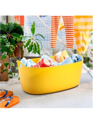 IKEA Torkıs Çamaşır Sepeti Sarı 35 Lt
