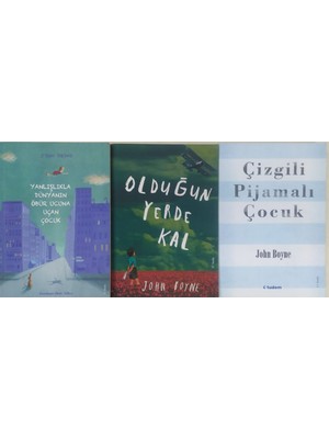 Yanlışlıkla Dünyanın Öbür Ucuna Uçan Adam -Olduğun Yerde Kal-Çizgili  Pijamalı   Çocuk John Boyne