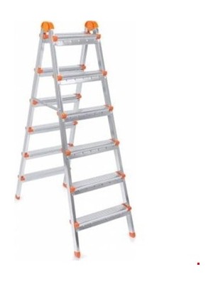 Merdiven Çift Çıkışlı Profil Merdiven 6 + 6 Basamak