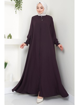 Büyük Beden Mevlana Ferace Mürdüm HM02153