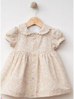 Çiçekli Mymio Bebek Elbise
