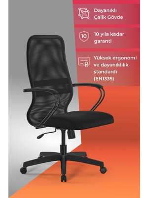 Metta Ergolife Sit 8 Ofis Koltuğu | Bel Destekli, Ayarlanabilir Kolçaklı Bilgisayar Sandalyesi-DF.57.1.222