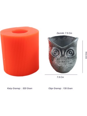 ElHobi Beton Saksı Silikon Kalıp - 164