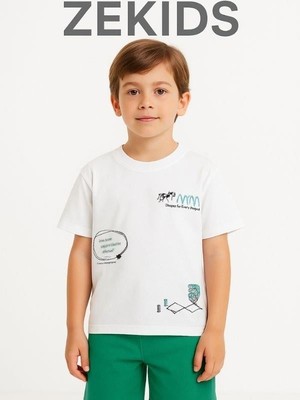 NK Erkek Çocuk Pamuklu Sırt Baskılı Oversize T-Shirt